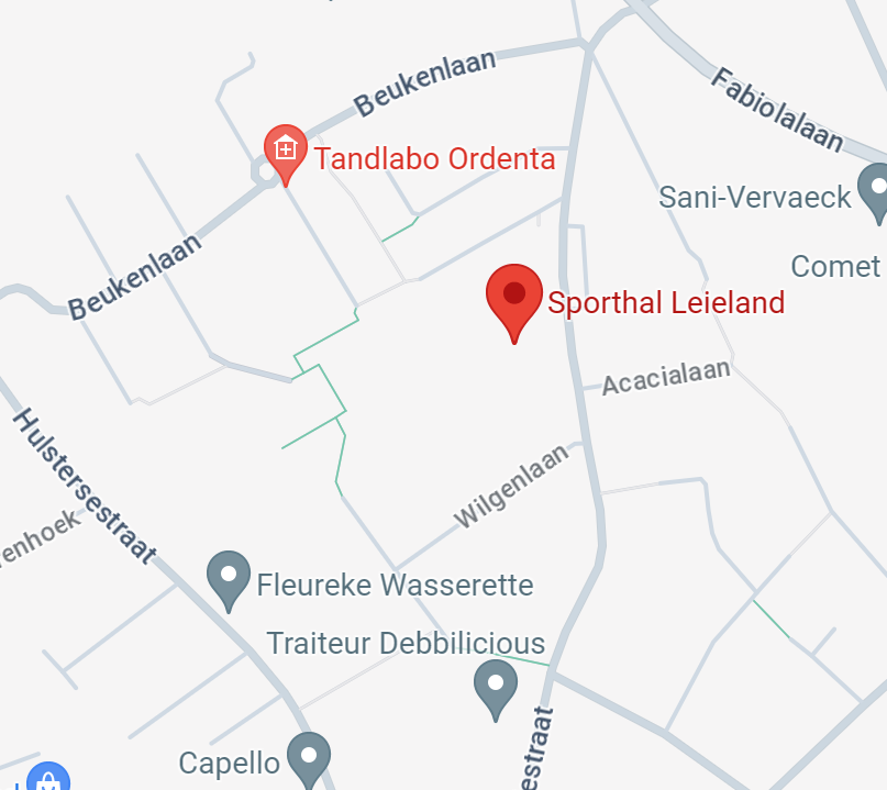 Kaart van adres locatie Ooigem